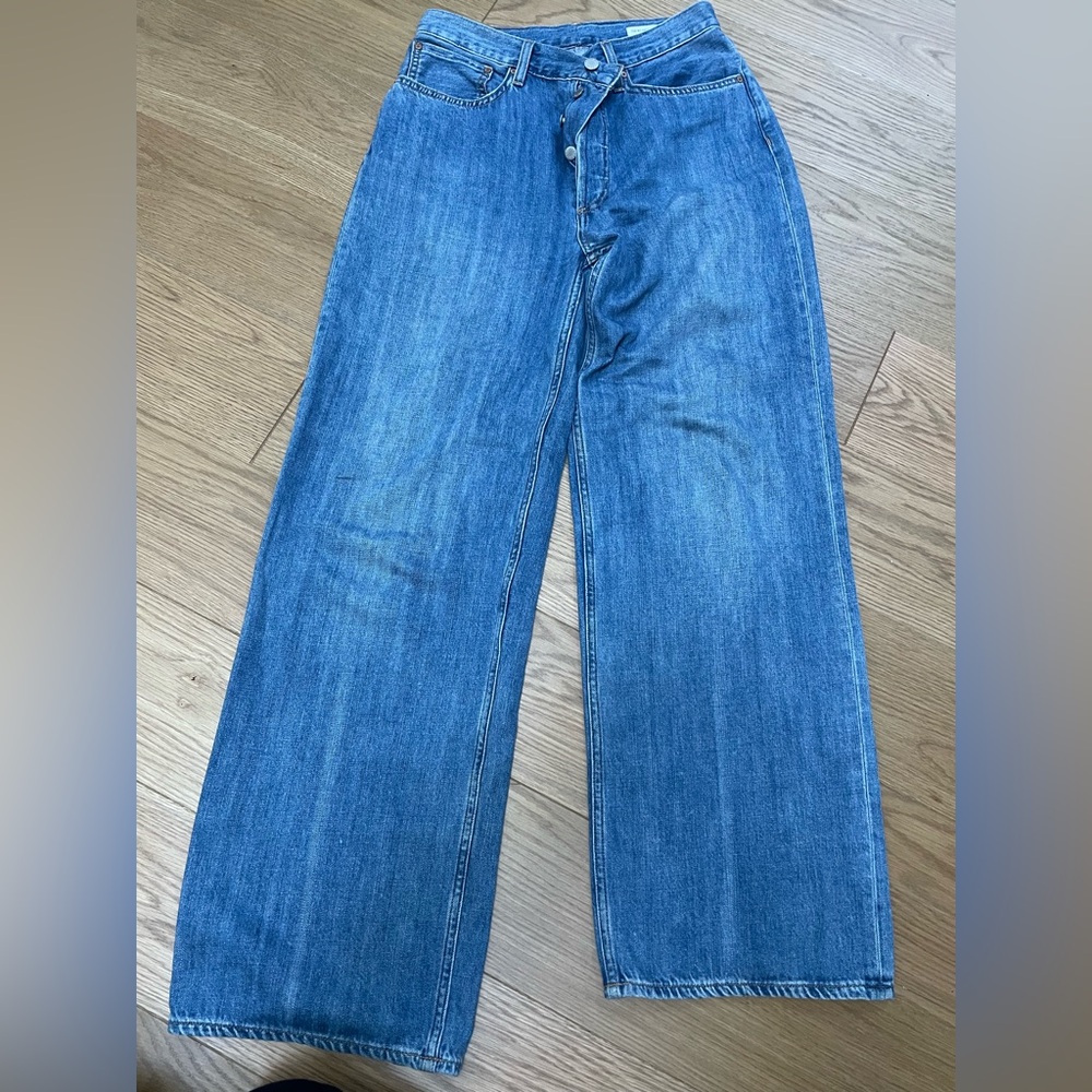 Denim Forum Classic Blue -Bo Mod Rise slouchy BF